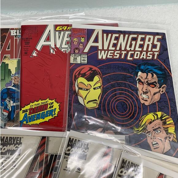 Avengers Comic Book Lot Marvel Boarded/Bagged - Picture 3 of 7